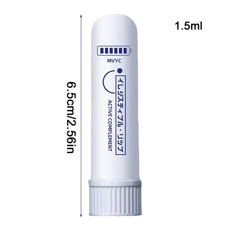 Pfefferminzöl, feuchter, erfrischender Energiestift, Eukalyptusöl, Naseninhalator, nüchternerer Stick, Fahren, Anti-Schläfrigkeit, kühle Nase