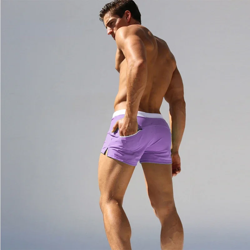 Pantalones cortos de secado rápido para hombre, bañador para tabla de Surf, Playa, correr, gimnasio, talla grande