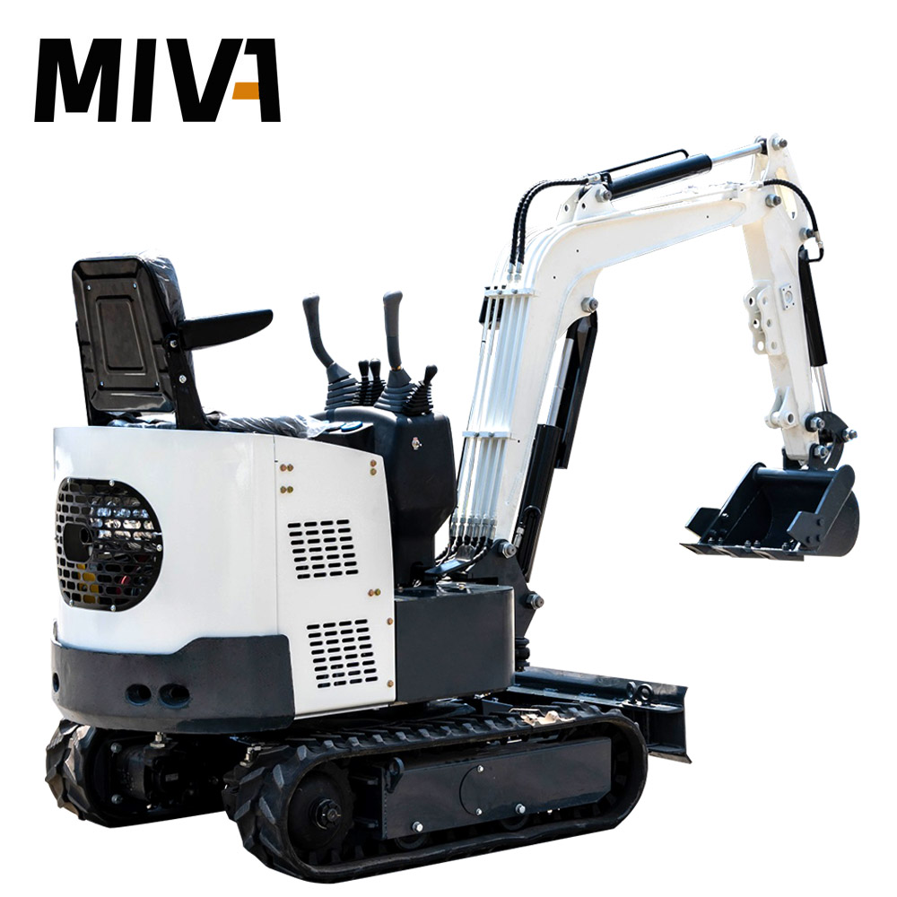 Miniexcavadora barata de 1 tonelada Kubota, ingeniería, jardín, granja, tecnología alemana, miniexcavadora sobre orugas pequeña ensacadora personalizada