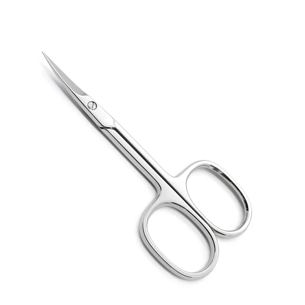 Ciseaux de manucure professionnels en acier inoxydable, précision des cuticules, beauté, toilettage pour ongles, poils du visage, sourcils, cils, nez