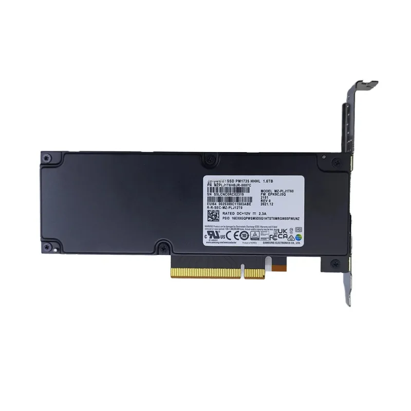サムスン純正 PM1735 1.6TB/3.2TB PCIe 4.0x8 エンタープライズHHL 外付けHDD NVMe サーバー向け高性能ハードドライブ カードタイプ