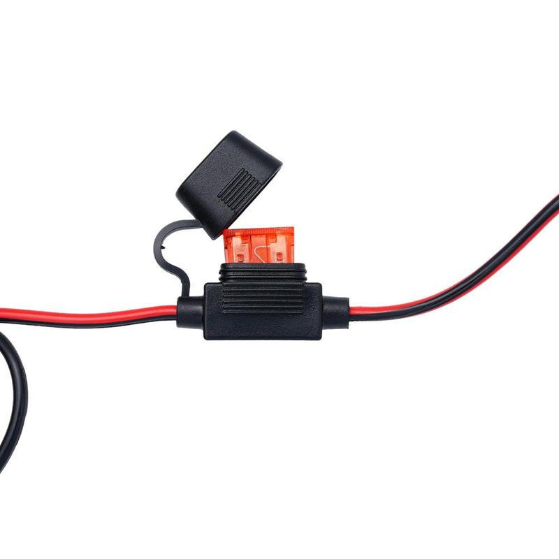 12V Charger Cable For Motorcycle Battery Terminal To SAE Quick Extension Cord Cable Connector For Battery Charger/Maintainer