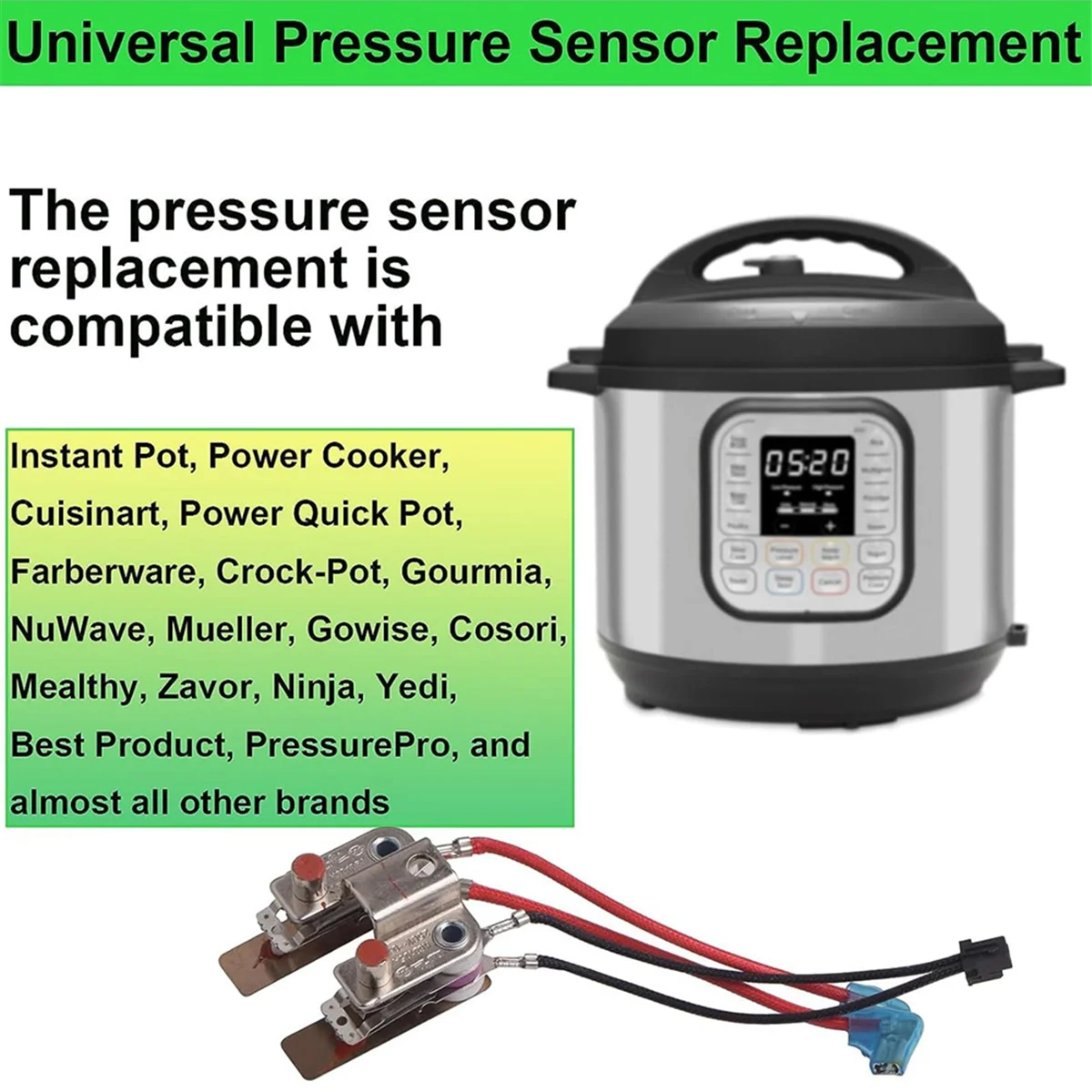 A72P Intelligent Rice Cooker Sensor Pressure Cooker Sensor Temperature Controller for KSD105 KSD105A Electric Pot Sensor