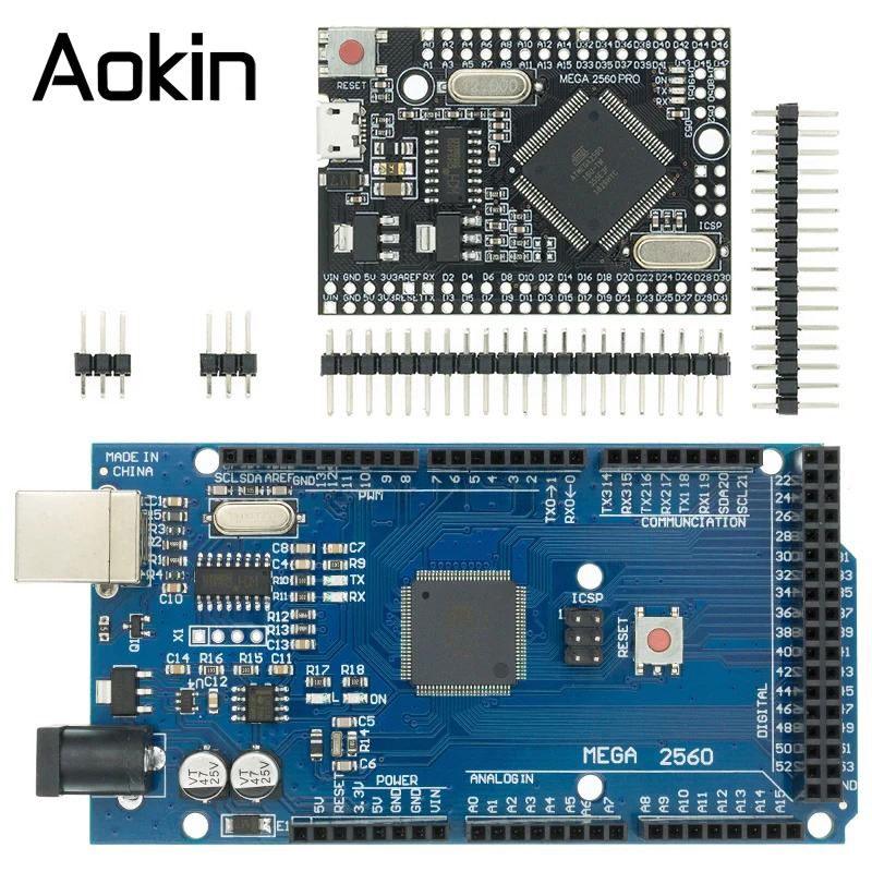 Mega2560 mega 2560 r3 (ATmega2560-16AU ch340g) pro mini mega2560 avr placa de desenvolvimento usb mega2560 com cabo para arduino