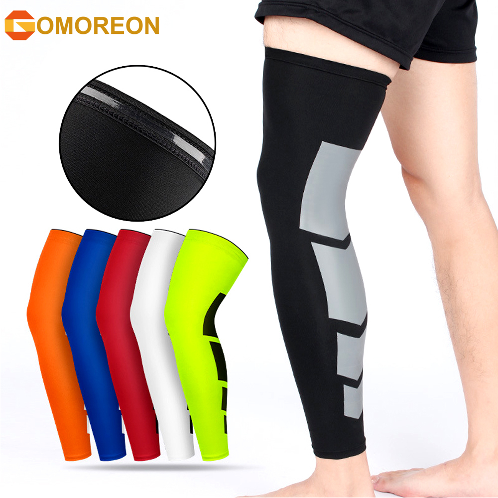 Mangas de compresión para piernas, manga completa para piernas, rodillera larga, soporte para rodilla, protege el baloncesto, fútbol, voleibol, ciclismo, hombres y mujeres