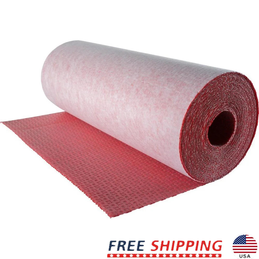 Prova Flex Underlayment Roll 82ft 269Sq Ft Labor Saving Moisture Control Air Channels Wood Substrates Residential Commercial