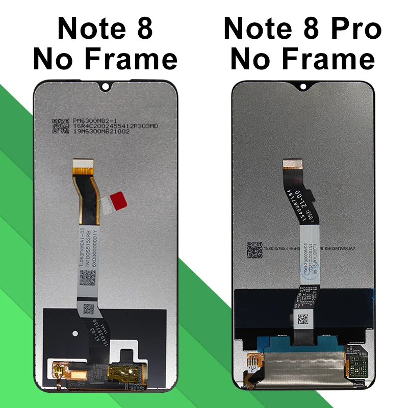 Tela IPS para Xiaomi Redmi Note 8, LCD Touch Digitizer, Peças de Reposição, M1908C3JG, Nota 8 Pro, M1906G7G