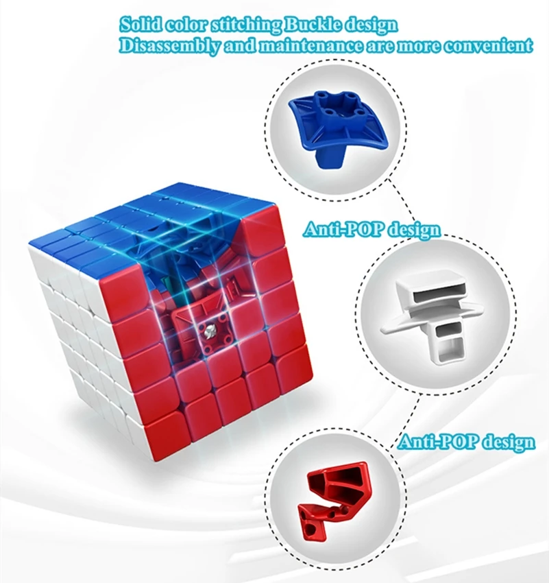 Moyu Cube Magnetic 4X4X4 Cube, MOYU Meilong 4 M Từ Phiên Bản 4X4 Tốc Độ Cube Chuyên Nghiệp Magic Cube, 4X4 Cube Từ Đồ Chơi Moyu cube Magnetic 4x4x4 cube