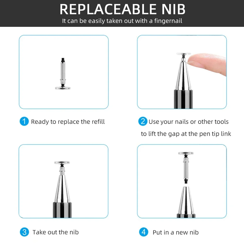 Multi Device 3 in 1 Stylus Pen For iPad  Xiaomi Tablet Smart Phone Apple Pencil iOS Android Touch Pen Drawing Capacitive Pencil