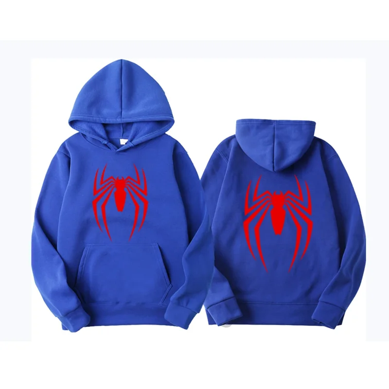 Sudadera con capucha de araña estampada a la moda para hombre, sudadera informal con capucha, sudadera para hombre, sudadera con capucha de araña superior