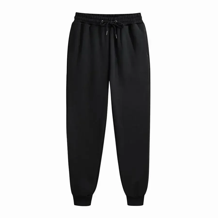 Heren casual joggingbroek fleece sportbroek unisex mode effen losse broek streetwear herfst winter jogging fitnessbroek