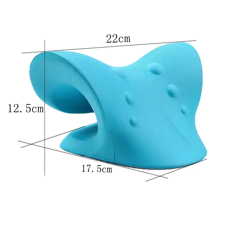 Masajeador de columna cervical de primera calidad para la relajación del cuello y los hombros: apoya la postura correcta y mejora la calidad del sueño