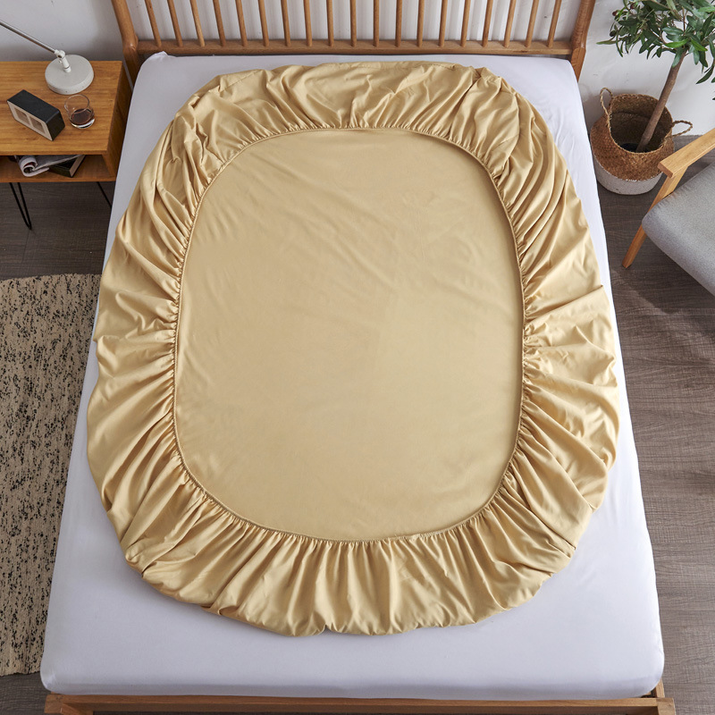 Sábana bajera de algodón con bandas elásticas, fundas de colchón ajustables antideslizantes para cama individual, doble, King y Queen, 140/160/200cm