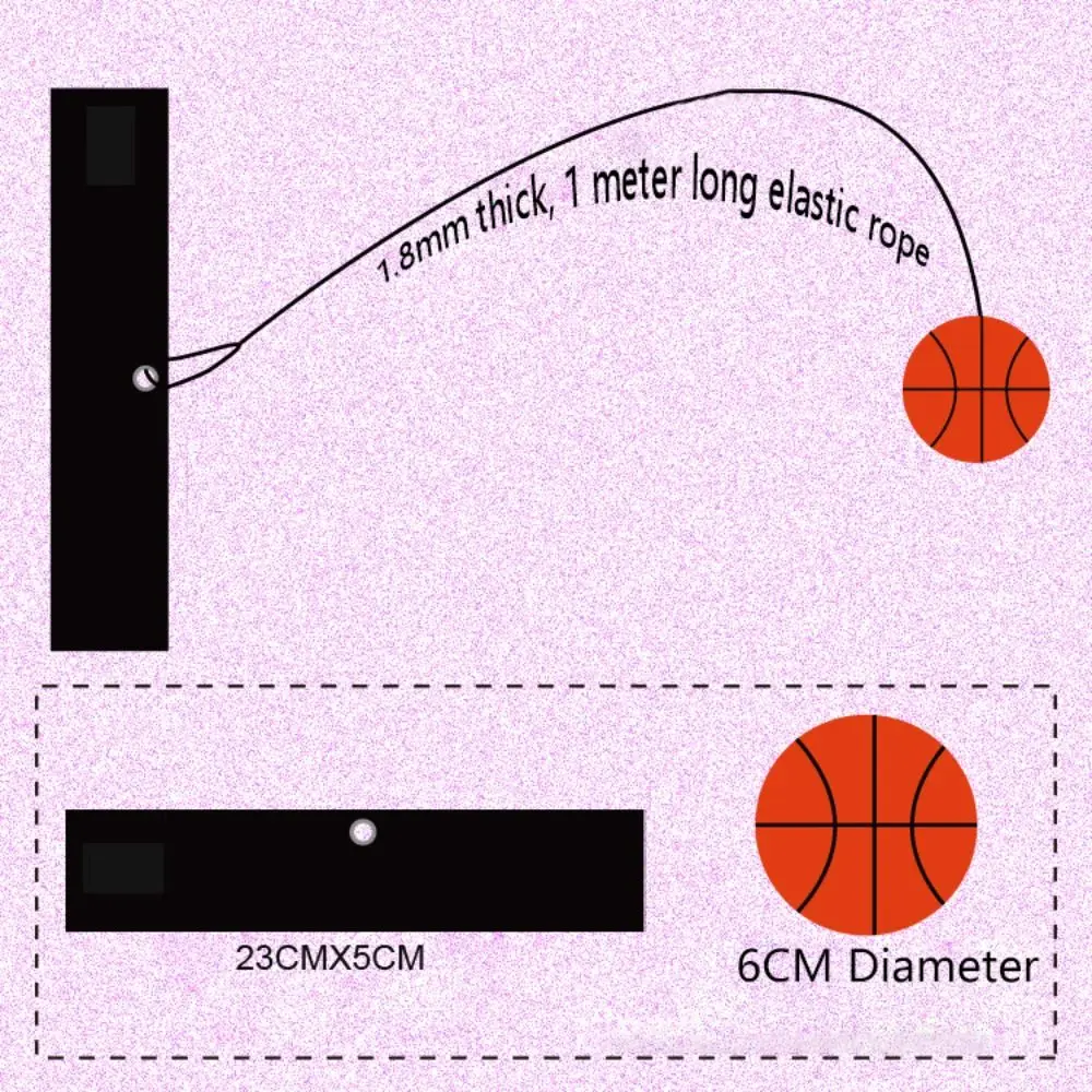 New Elastic Return Sponge Ball Nylon String Game Exercises Rubber Hand Ball Kids Toys Finger Band Ball Outdoor