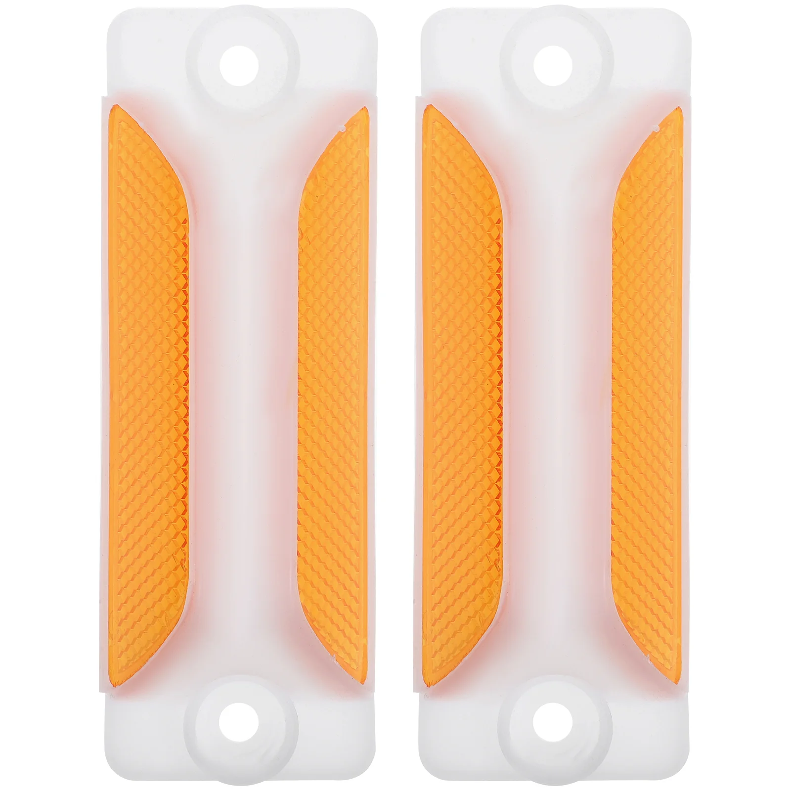 2 Pcs Wire Reflective Delineator Driveway Road Delineators Rectangle Indicator Stickers