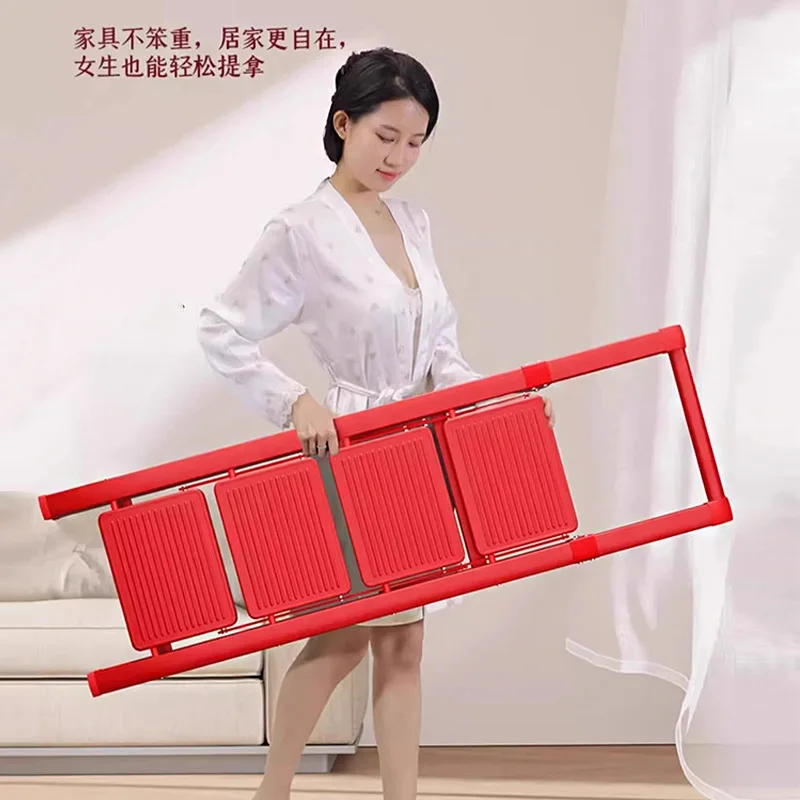 Ladder Household Folding Telescopic, Folding Scaffold Indoor and Outdoor Multi-function Thickened Small Lightweight Scaffold