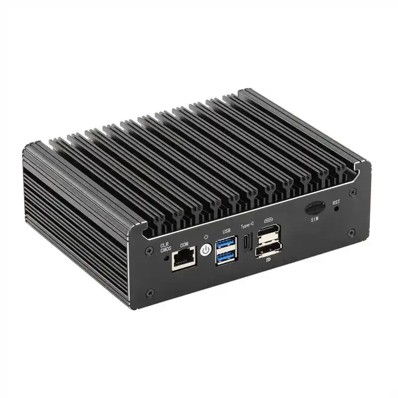 Mini Computer with 4 LANs i226-V 2.5G AES-Ni Intel N100 Pentium N6005 Pfsense Firewall Router Server Computer 4*USB 1*COM RJ45
