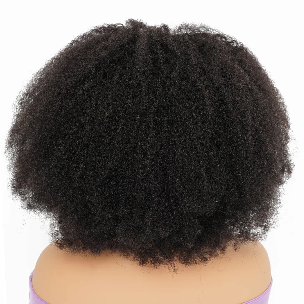 250% densidade afro kinky encaracolado perucas de cabelo humano para as mulheres indiano 13x4 peruca frontal do laço 4x1 t parte peruca com renda transparente remy