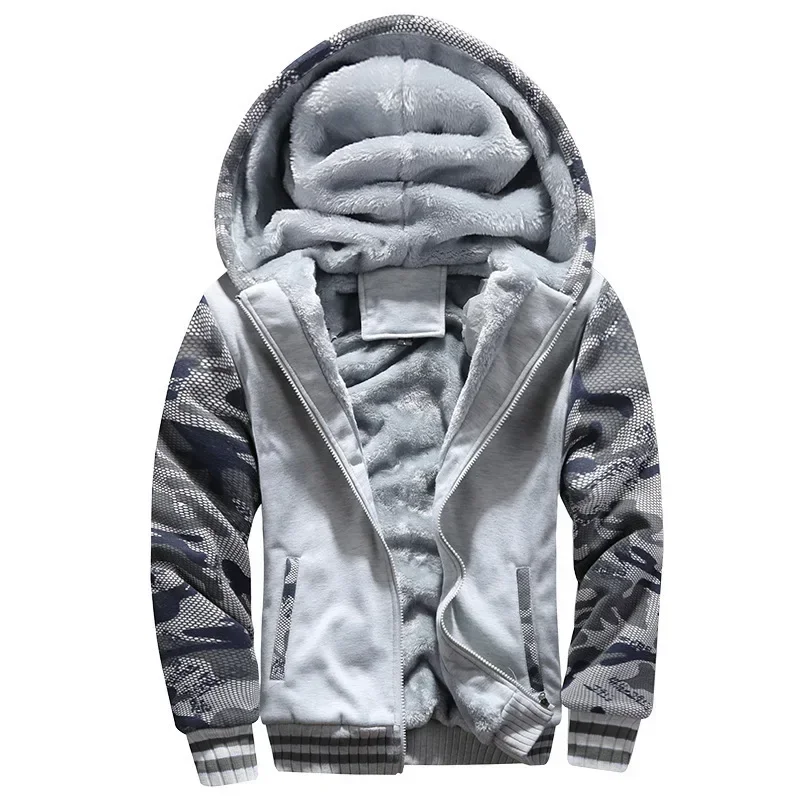 Prowow-cárdigan deportivo informal para hombre, chaqueta con felpa y aislamiento grueso, VENTA RÁPIDA, popular, Invierno