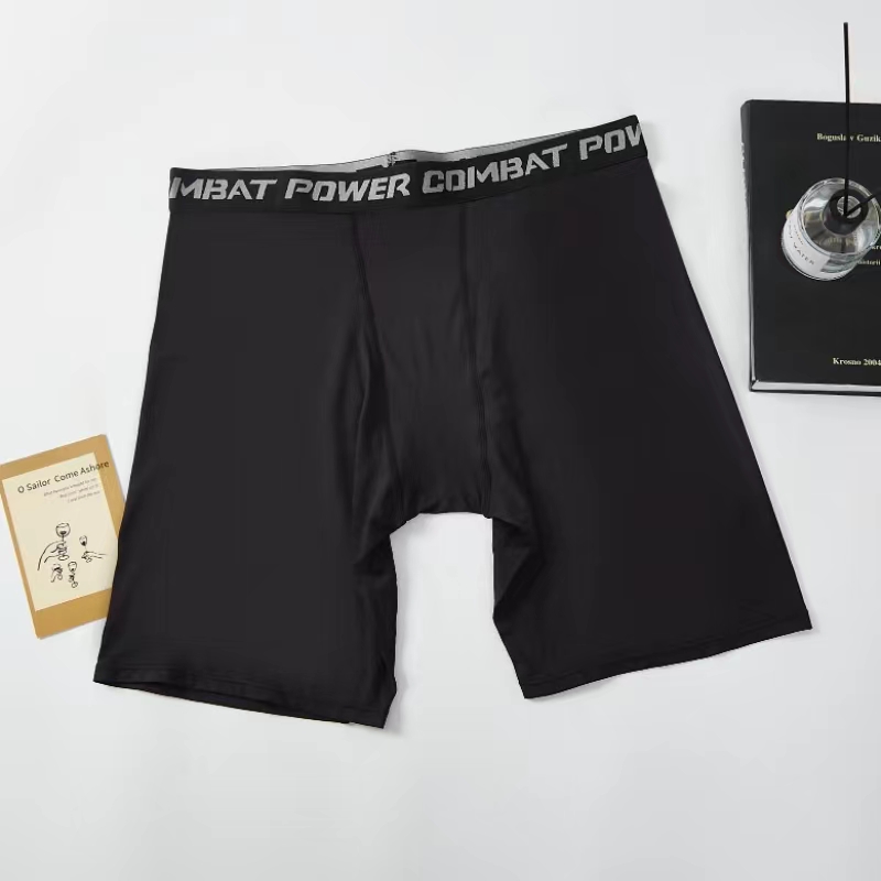 1/2/3 pezzi boxer da uomo pantaloncini di compressione biancheria intima sportiva mutande pantaloncini da palestra pantaloni sportivi ad asciugatura rapida assorbimento dell'umidità