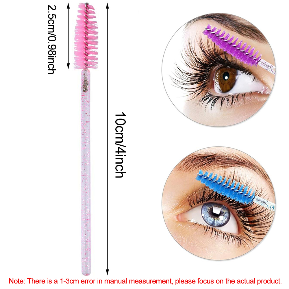 500/1000PCS Eyelashes Brushes Set Wholesaler Disposable Lash Mascara Brush Lashes Extension Eyebrow Wands Applicator Makeup Tool