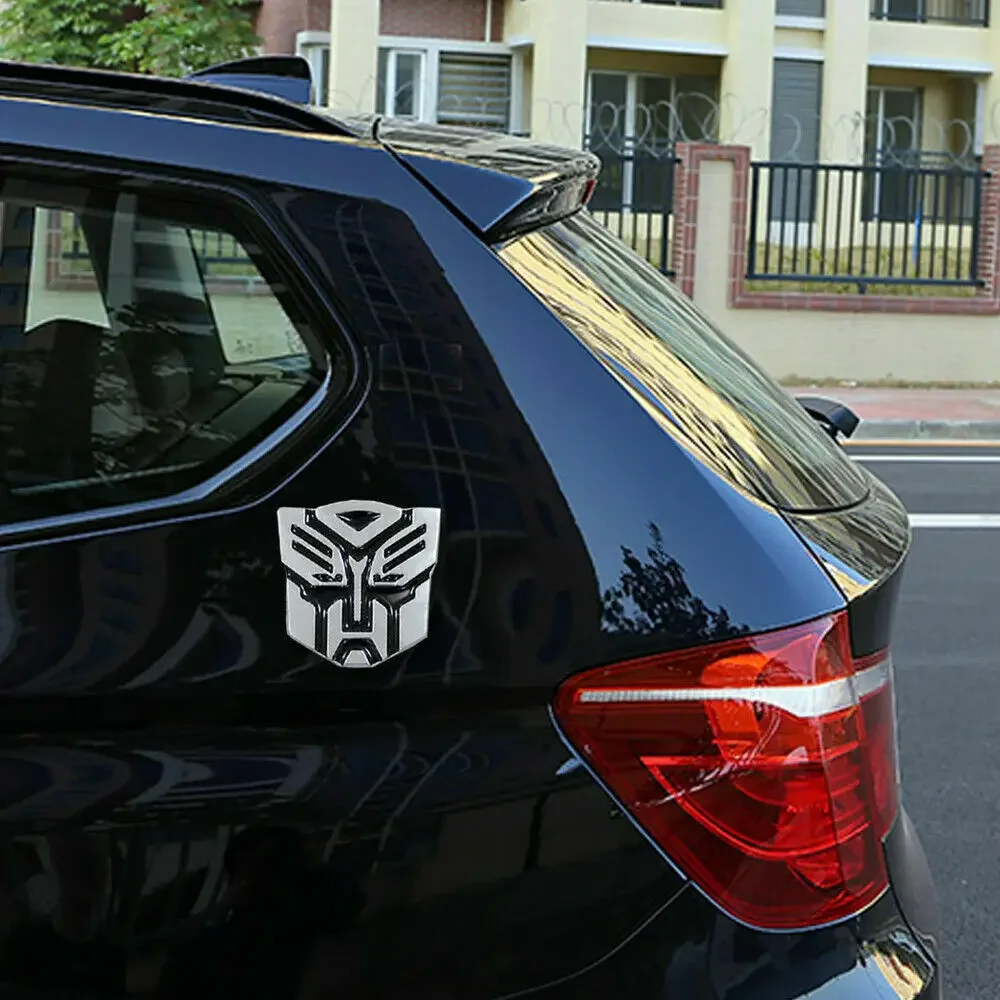 Auto 3D Auto Stickers Transformator Badge Decepticon Embleem Staart Decal Cool Autobots Auto Styling Motorfiets Auto Accessoires