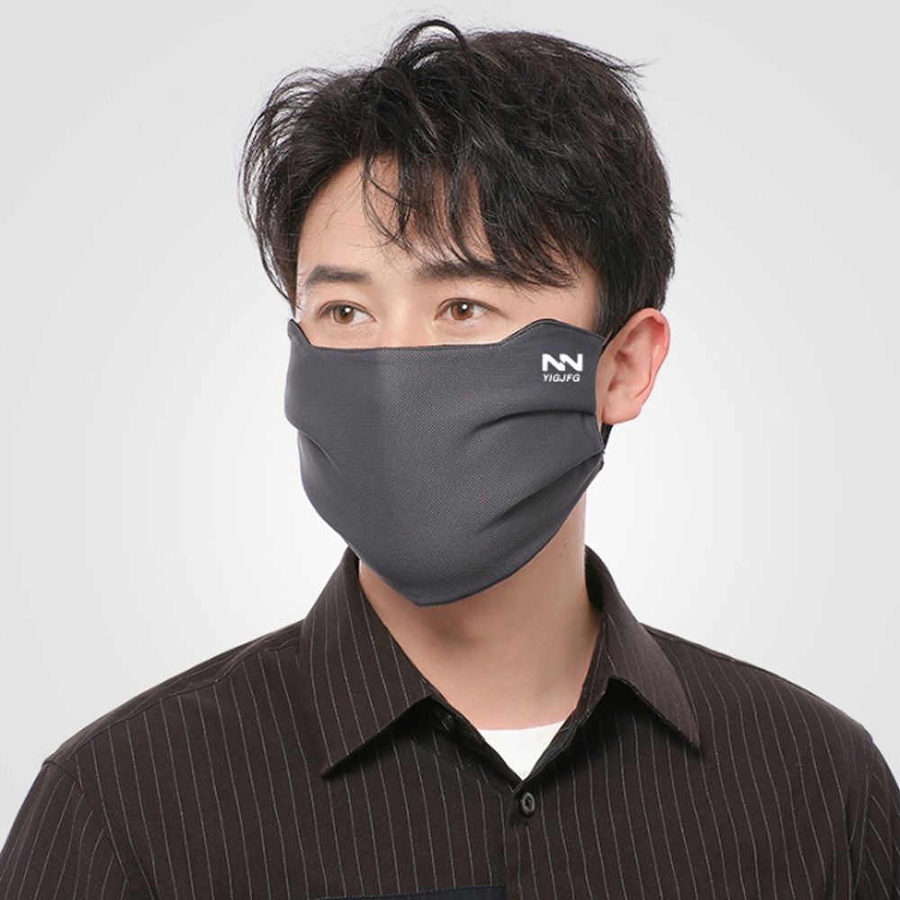 Nueva moda, máscara facial de protección solar lavable, máscara de protección solar reutilizable transpirable, protección facial UV cálida a prueba de viento para exteriores