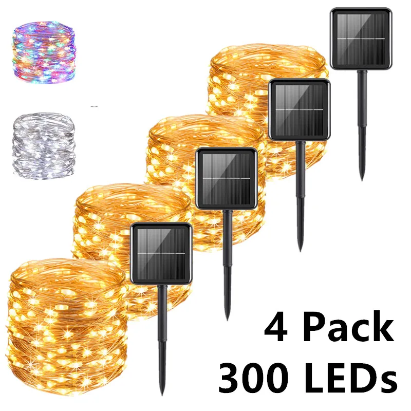 7M/12M/22/32M Solar Led Fairy Light Outdoor Festoon Led Waterproof Garland String Lights Christmas Party Garden Solar Lamp Decor