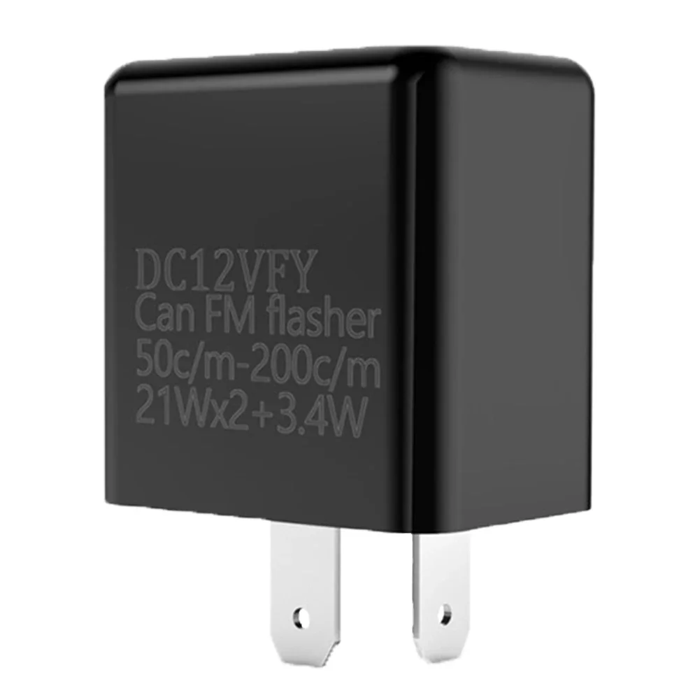 DV 12 V Frequenzrelais, verstellbare Blinkeranzeige, 3 Gänge, Fix, Motorrad-Blinker, Mehrfachschutz, LED-Blinker
