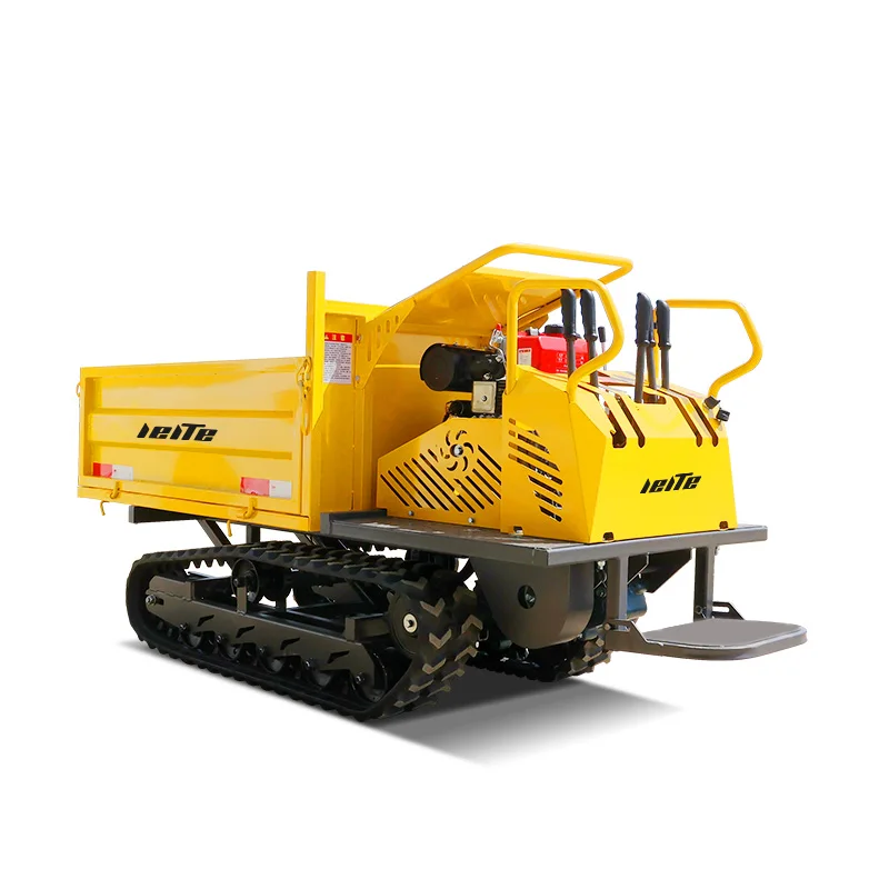 China 0.8 ton Self Loading Crawler Mini Dumper Diesel Crawler Mini Track transporter 800 kg crawler mini Dumper customized price
