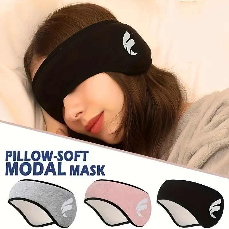 Multifunctional Sports Headband with Ear Muffs and Eye Mask Sweat-Resistan  Warmer Adjustable Anti-Noise Sleep Earmuff Headband