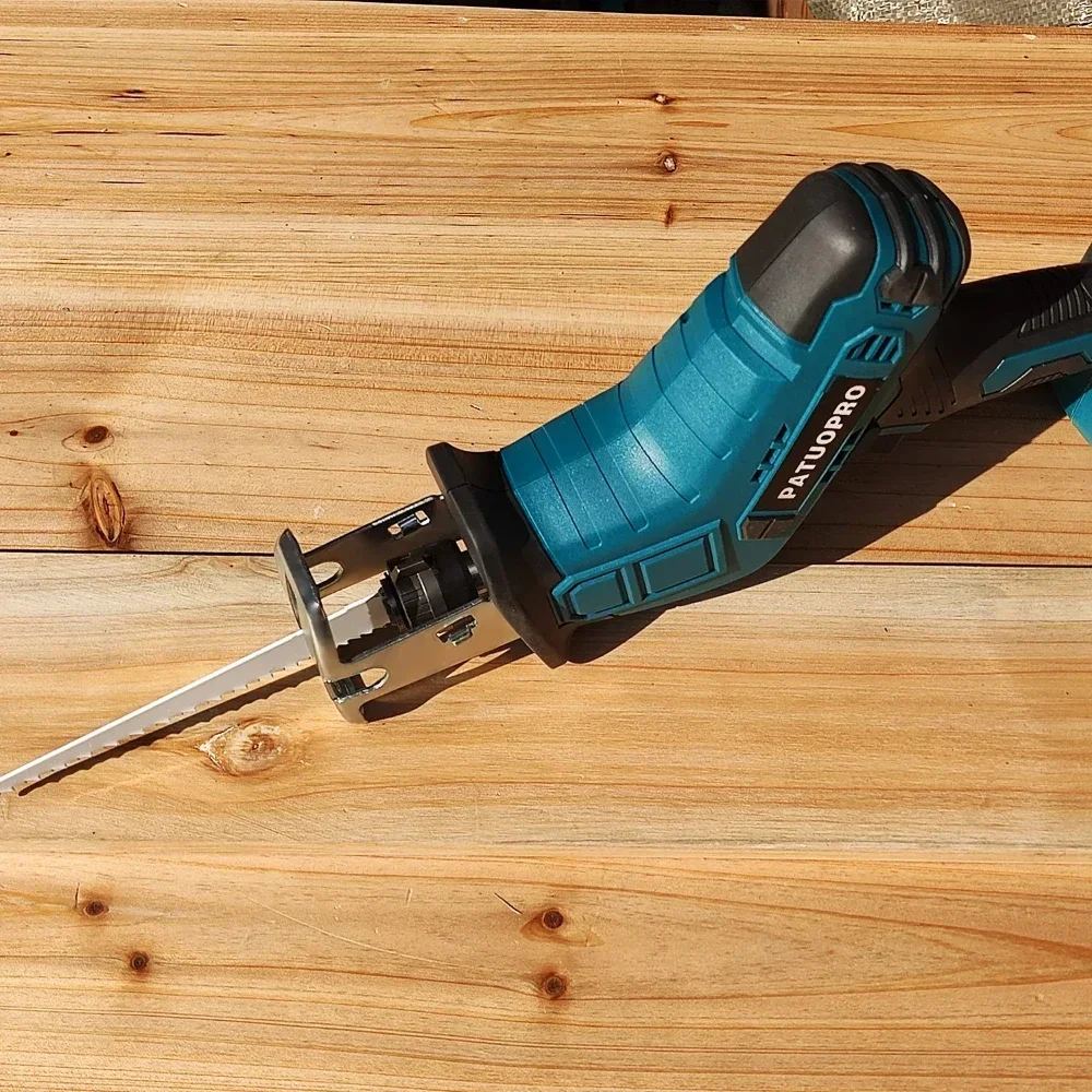 Không Dây Chuyển Động Qua Lại Thấy 18V Có Thể Điều Chỉnh Tốc Độ Máy Cưa Gỗ Kim Loại Ống Nhựa PVC Cắt Phù Hợp Với Makita 18V Pin Mà Không Cần Pin