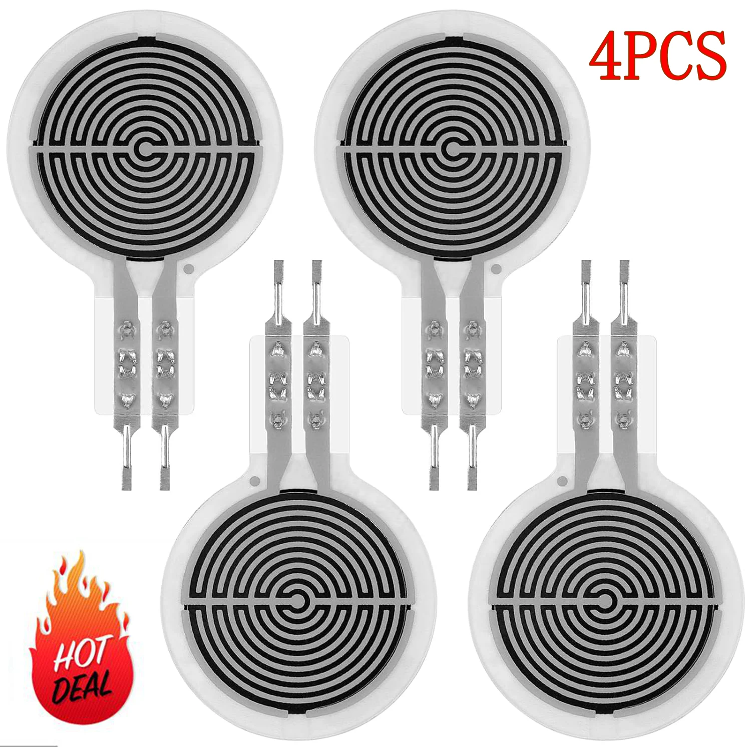 4PCS RP-C10/RP-C18 ยืดหยุ่นฟิล์มความต้านทานความดัน Sensor ช่วยปากกาตรวจจับความดันสัมผัสอัจฉริยะ Force Sensing FSR