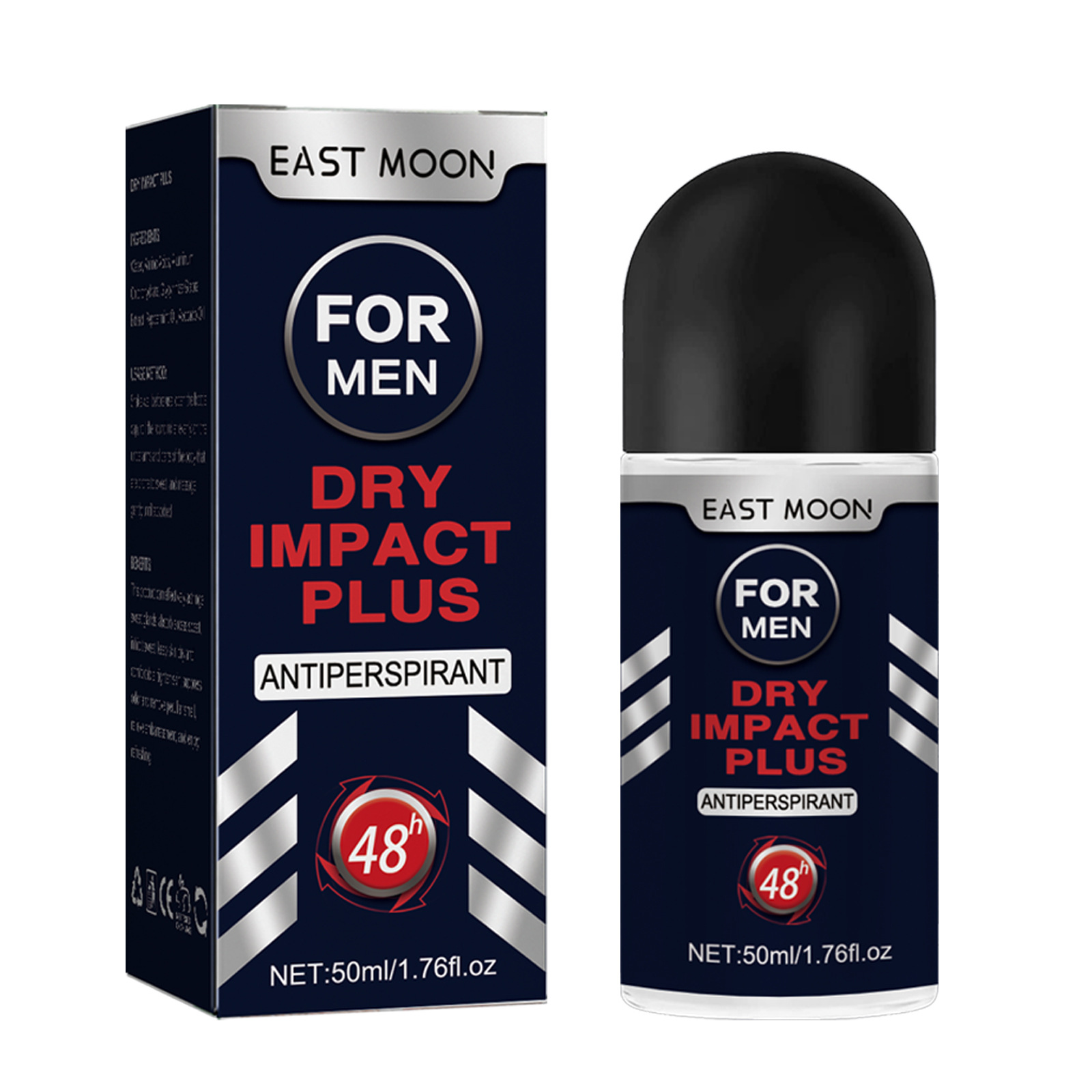 Botella Roll-on antitranspirante para hombres, eliminador de olores y sudoración, palo desodorante corporal para axilas, secado rápido, duradero, portátil, 50ml