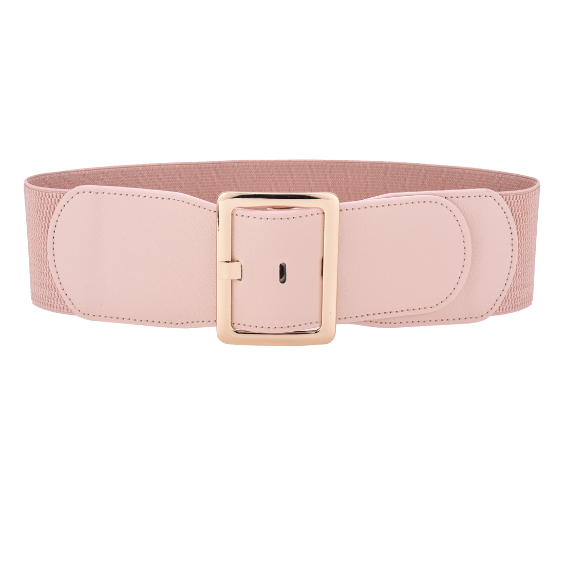 Beltox Cinturón de vestir para mujer Cinturones elásticos vintage para vestido Hebilla de metal