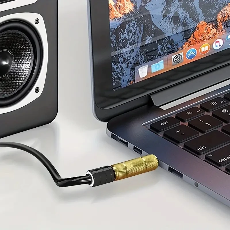 2-pack 6,5 mm tot 3,5 mm en 3,5 mm tot 6,5 mm audioadapterset 1/4 inch tot 1/8 inch en 1/8 inch tot 1/4 inch Geschikt voor hoofdtelefoon