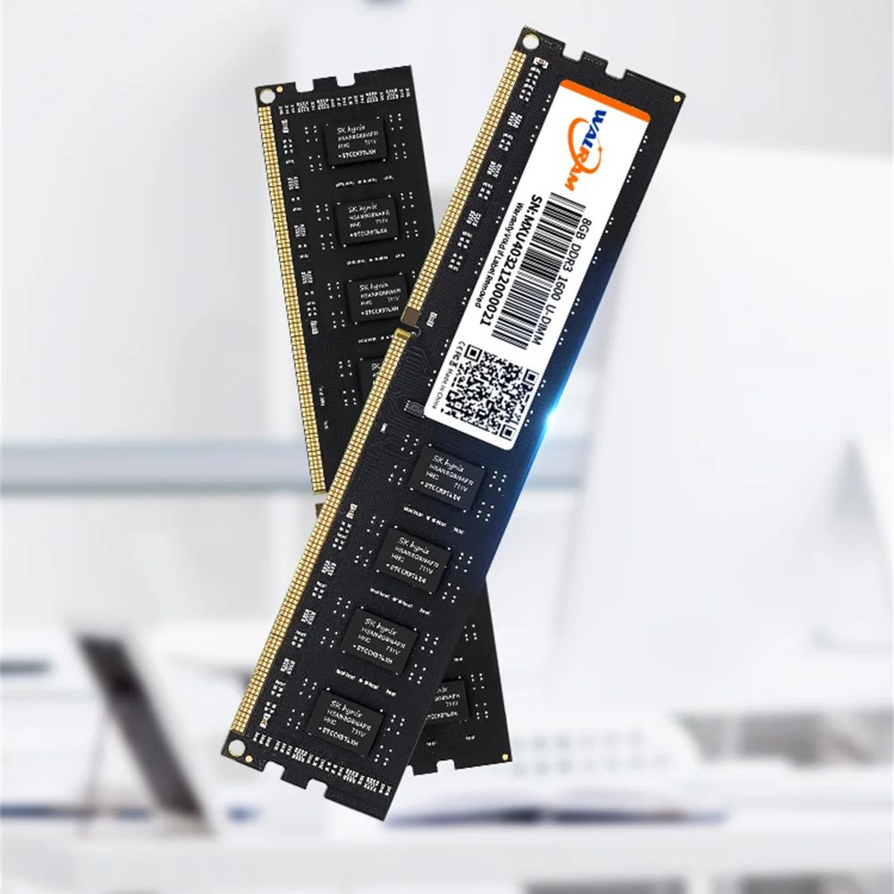Walram memória ram ddr3 8gb 4gb d3 1600mhz 1.5v 240pin pc3 udimm dimm computador desktop memória interna ram ddr3 1600 mhz 8 gb