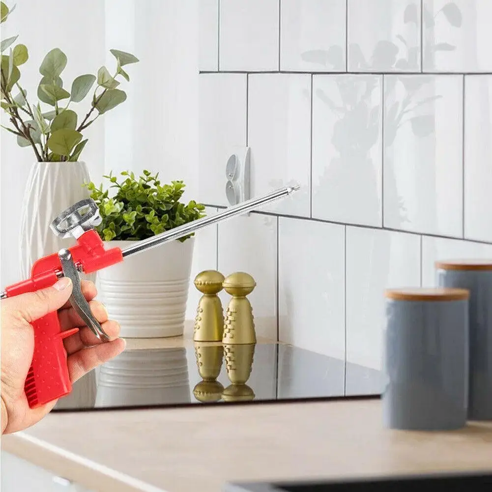 Foam Expanding Spray Gun Foam Glue Gun All Metal Polyurethane Foam Sealant Specia Manual Tool For House Clean Renovation