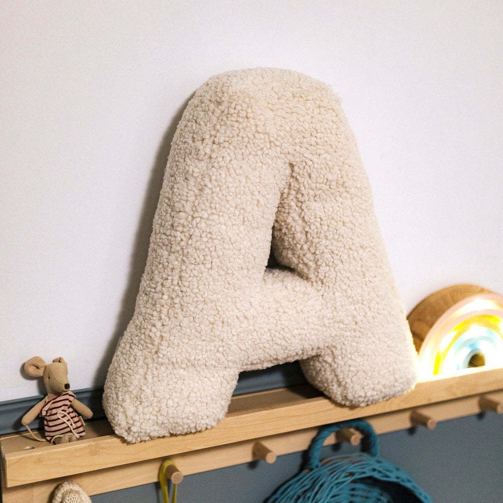 ins Nuovo ABC 26 lettere lettere di lana d'agnello giocattolo per bambini cuscino bambino sonno cuscino lenitivo decorazione di sfondo