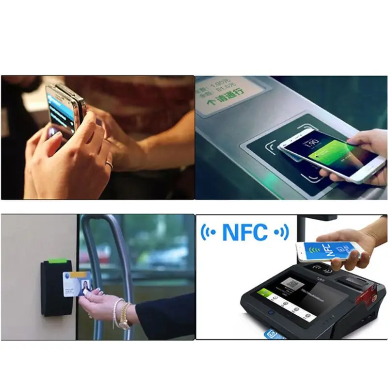 50 stuks 100 stuks Ntag213 Ntag215 Ntag216 NFC Tags NFC Sticker Ntag 213 215 216 RFID NFC tag Stickers Zelfklevende Etiketten voor NFC telefoons