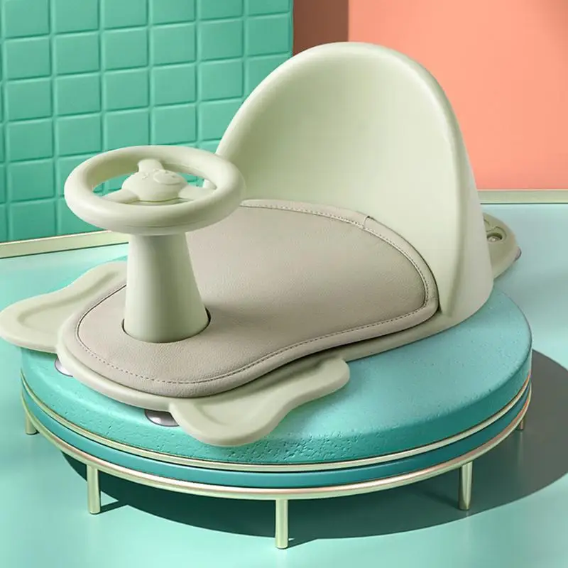 Assento de chuveiro de bebê suporte macio antiderrapante assento de chuveiro de bebê acessórios de banheiro decoração de casa