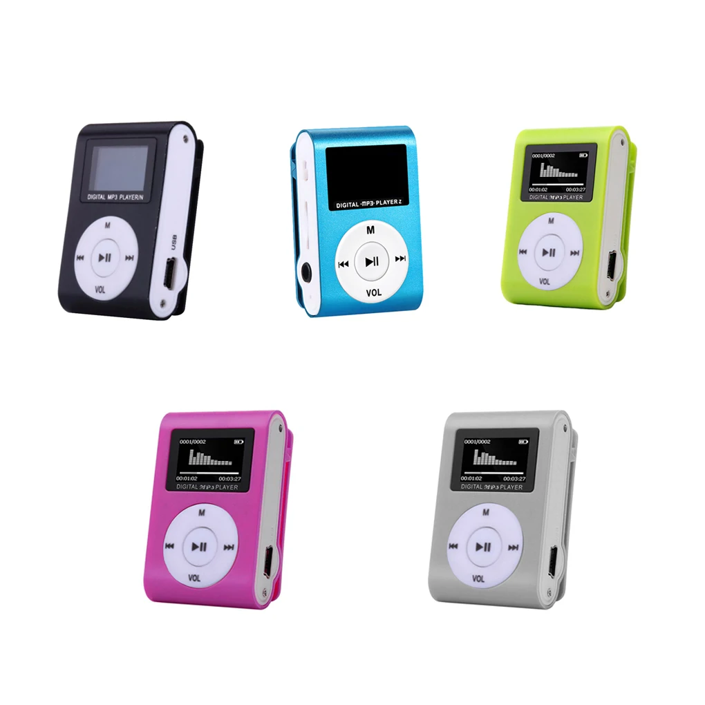 Mini reproductor de MP3 Música portátil 3 reproductores de interfaz de 5 mm