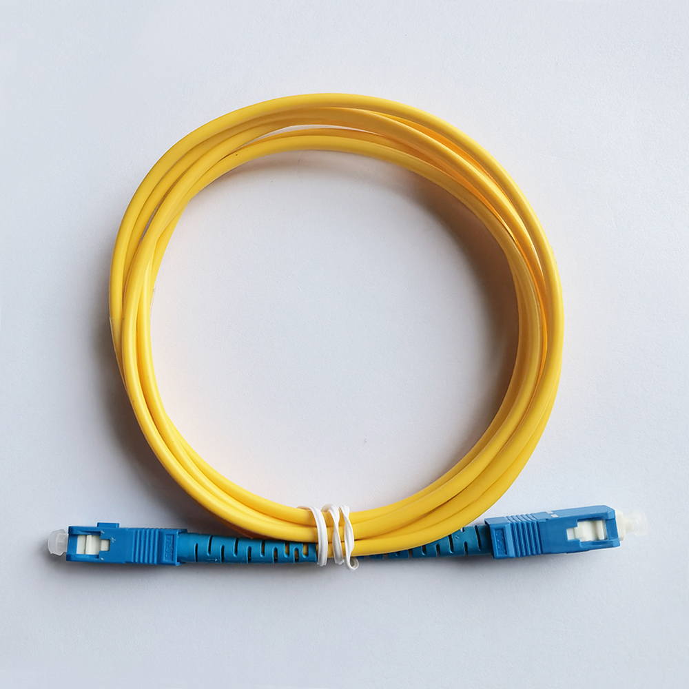 광섬유 패치 케이블 SC/UPC-SC/UPC FTTH Fibra Optica 단일 모드 실내 패치 코드 연장 케이블 1M/3M/10M