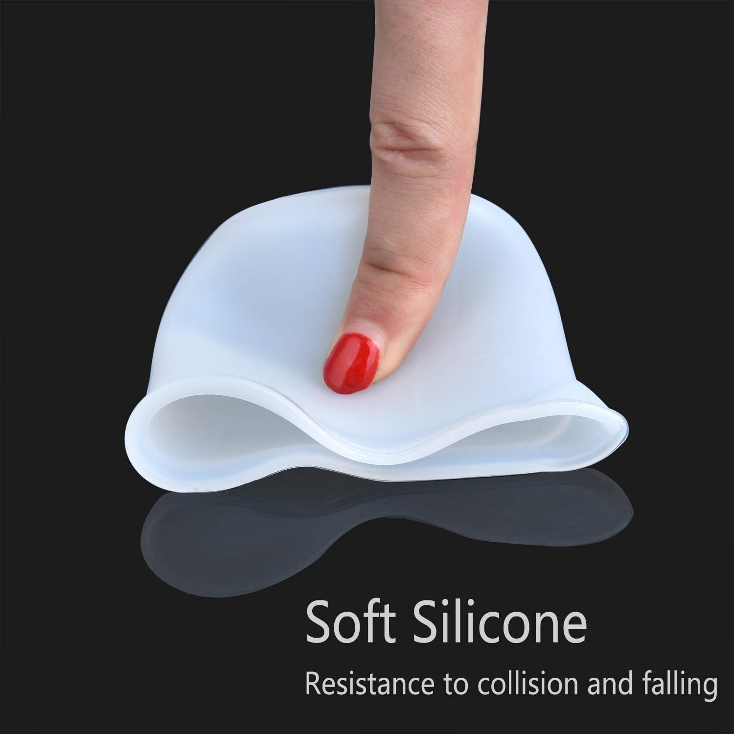 6Pcs 100ml Silicone Measuring Cups DIY Resin Glue Tools Cup for Making Handmade Craft Nonstick Silicone Mixing Cup