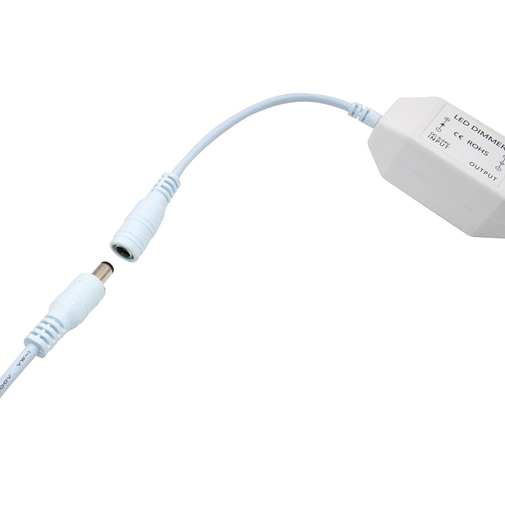 Regulador de intensidad LED COB controlador de ajuste de brillo 2835 5050 5730 5630 controlador tira de luz LED controlador de fuente de alimentación DC12V 24V