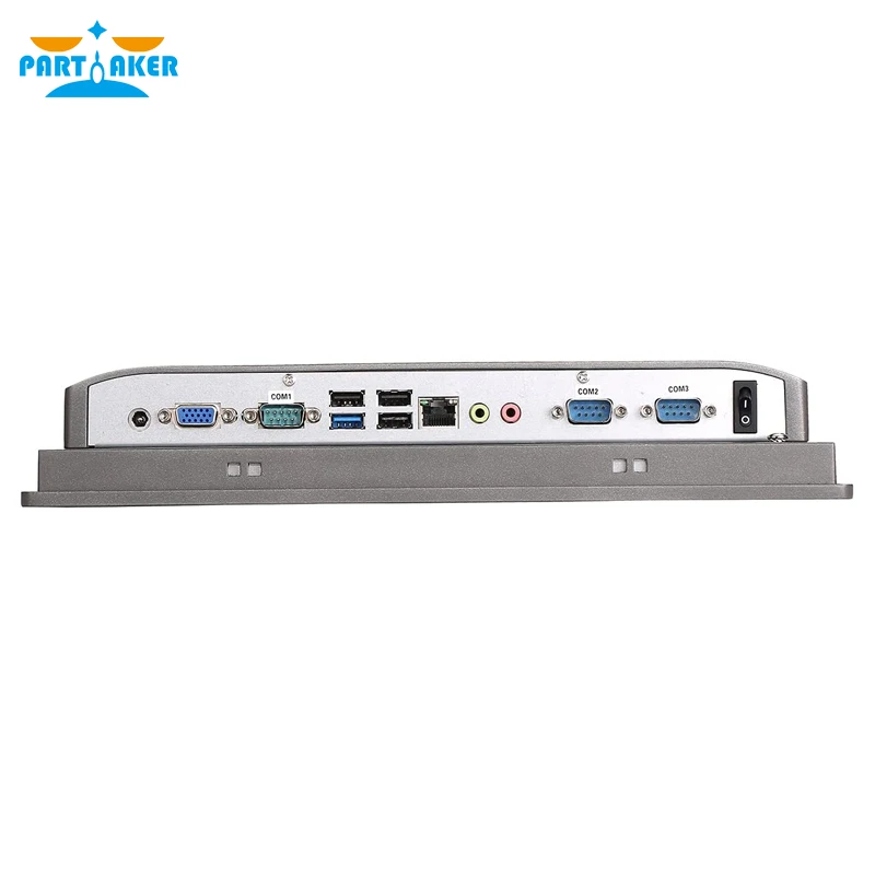 12.1 Inch TFT Industrial Panel PC 10 Point Projected Capacitive Touch Screen Intel J1800 J1900 i5 Front Panel IP65 Fanless VGA