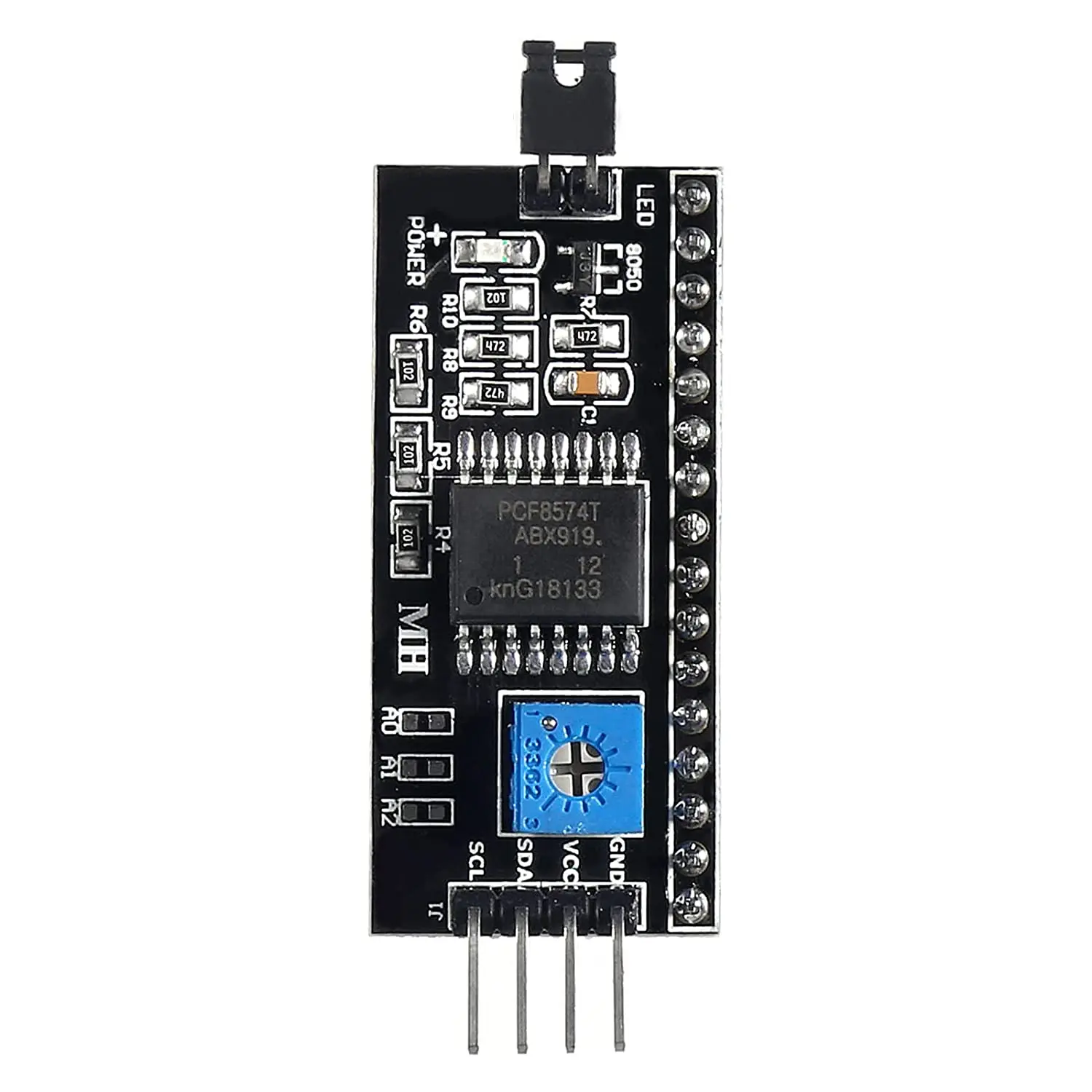 Module LCD1602 16x2 caractères écran bleu écran LCD PCF8574T PCF8574 1602 LCD avec Interface IIC I2C 5V