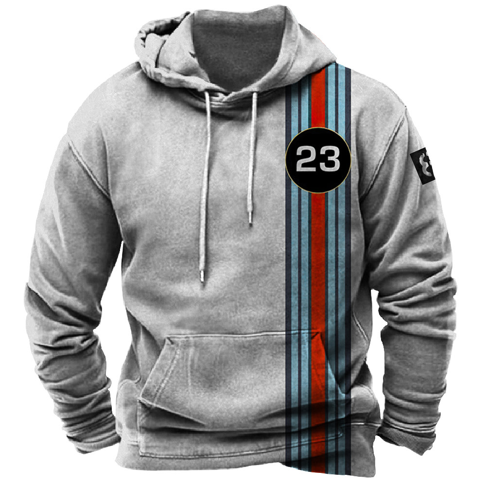 Jersey Vintage con capucha para hombre, sudadera informal de manga larga estilo Y2k para Golf, Otoño e Invierno, sudadera sencilla de gran tamaño para hombre, Tops, ropa