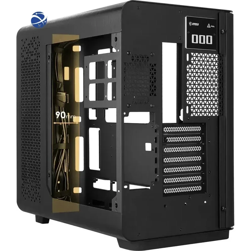 MEG MAESTRO 700L PZ Mid Tower Gaming Case ATX diseño Unibody de aluminio soporte conexión trasera funda de placa base chasis de PC