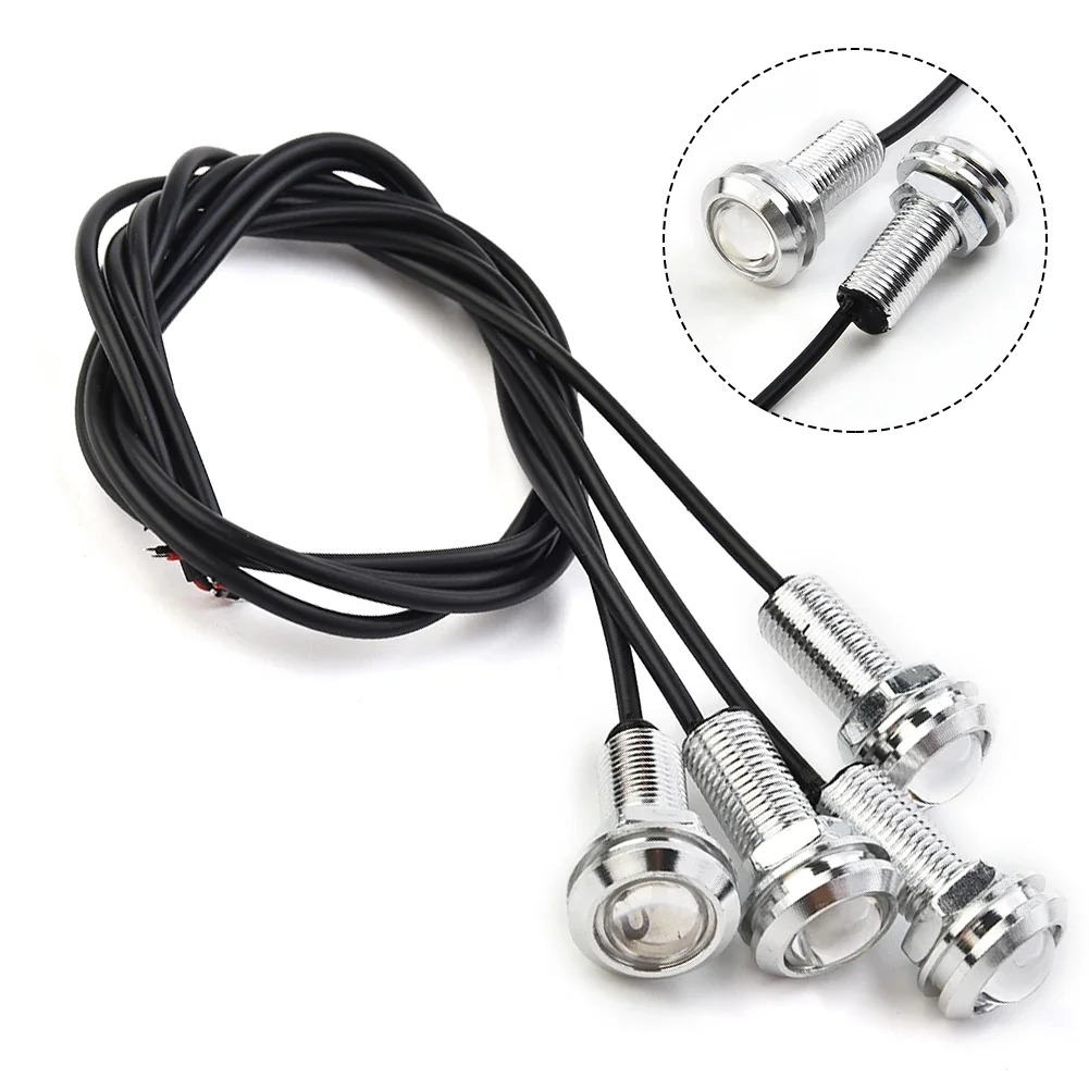 4 個 DC 12V-3 ワット青色 LED マリン照明ボートライトスポット照明ライトポータブル防水水中車トラックボートランプ